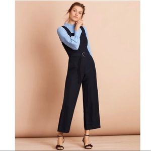 Brooks Brothers Navy Linen Jumpsuit, size 14